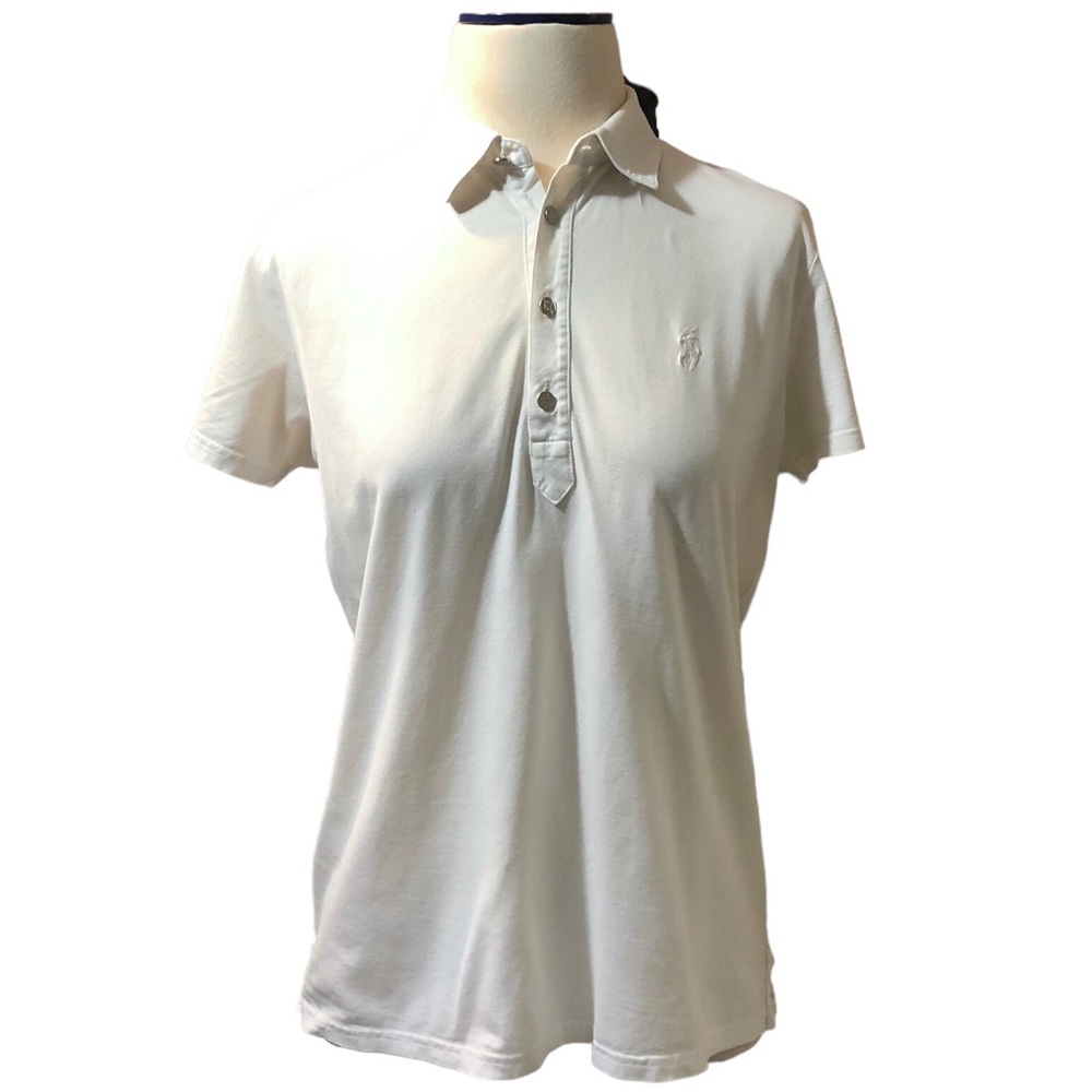 RALPH LAUREN GOLF White Cotton Polo